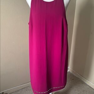 NWT Trina Turk Trapeze Dress Size 12 in Magenta